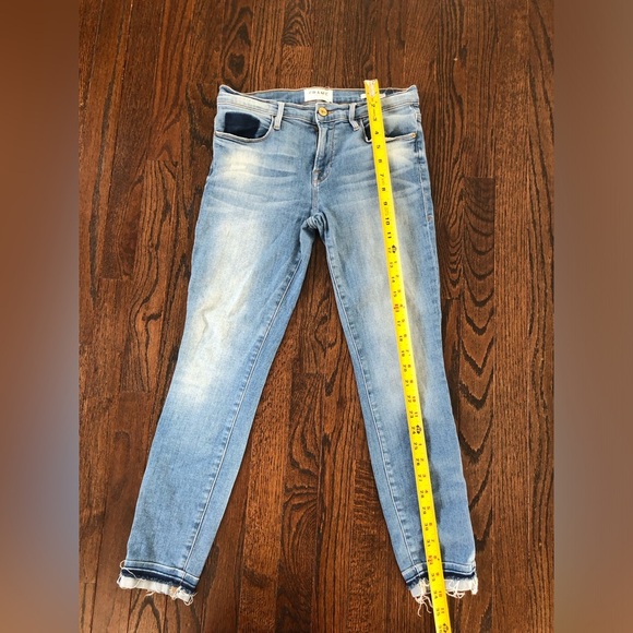 FRAME Women’s 27 Le Skinny de Jeanne Crop in Benton wash - VGUC!! - Picture 11 of 13